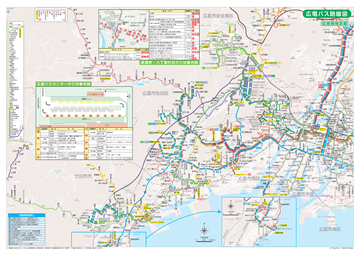 広電バス 郊外線 路線図