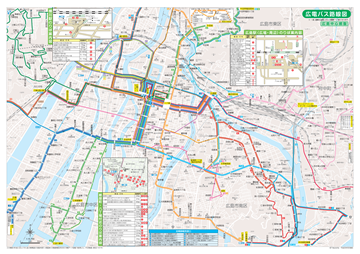 広電バス 市内線 路線図
