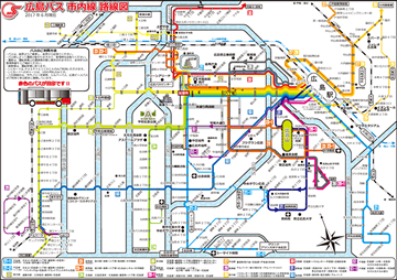 広島バス 市内線 路線図